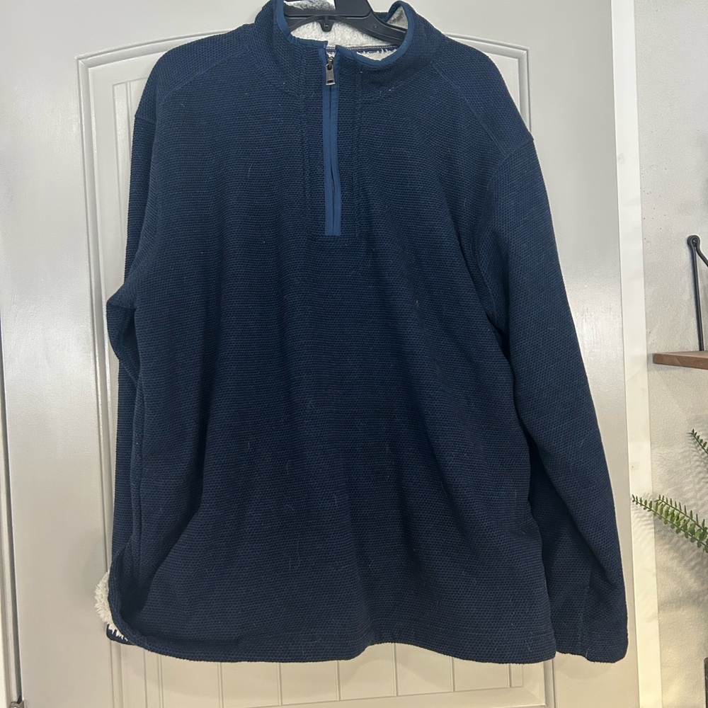 Orvis fully lined Sherpa 1/4 neck zip